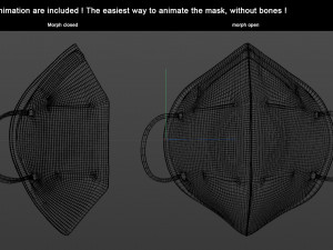 protection mask 3D 模型