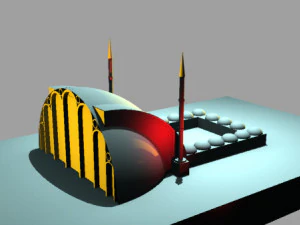 mezquita Modelo 3D