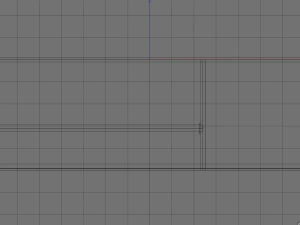 wardrobe black wood 3D Model