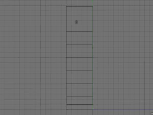 wardrobe black wood 3D Model