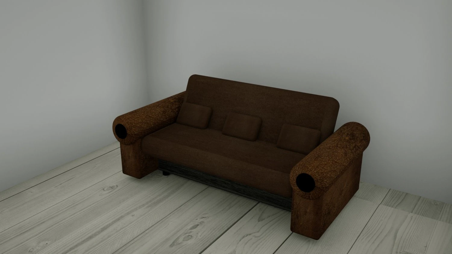 sofa black 3D Model .c4d .max .obj .3ds .fbx .stl .blend 