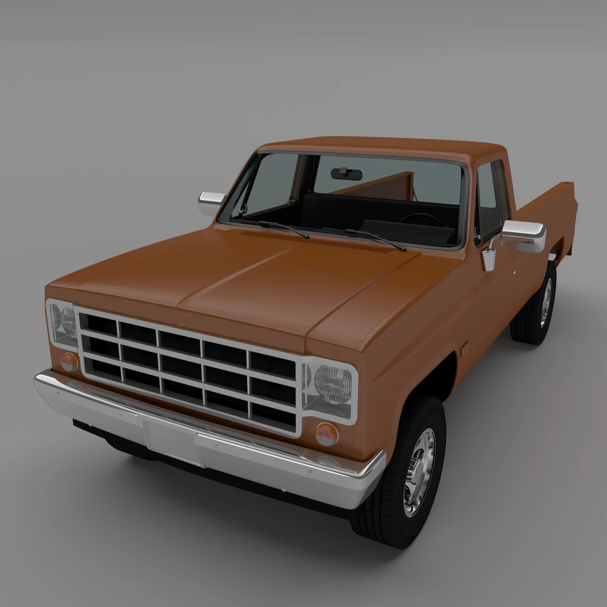 pick-up 1 3D Model .c4d .max .obj .3ds .fbx .stl .blend 