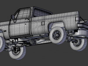 pick-up 1 3D मॉडल