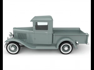 retro pick-up 3D Model