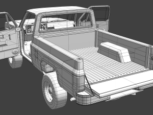 pick-up 2 3D Model