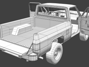 pick-up 2 3D Model