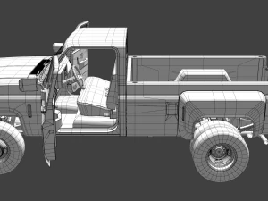 pick-up 3 3D Model