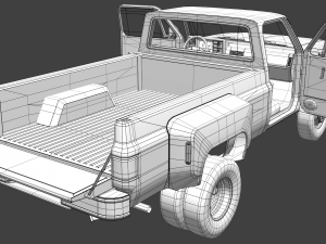 pick-up 3 Model 3D