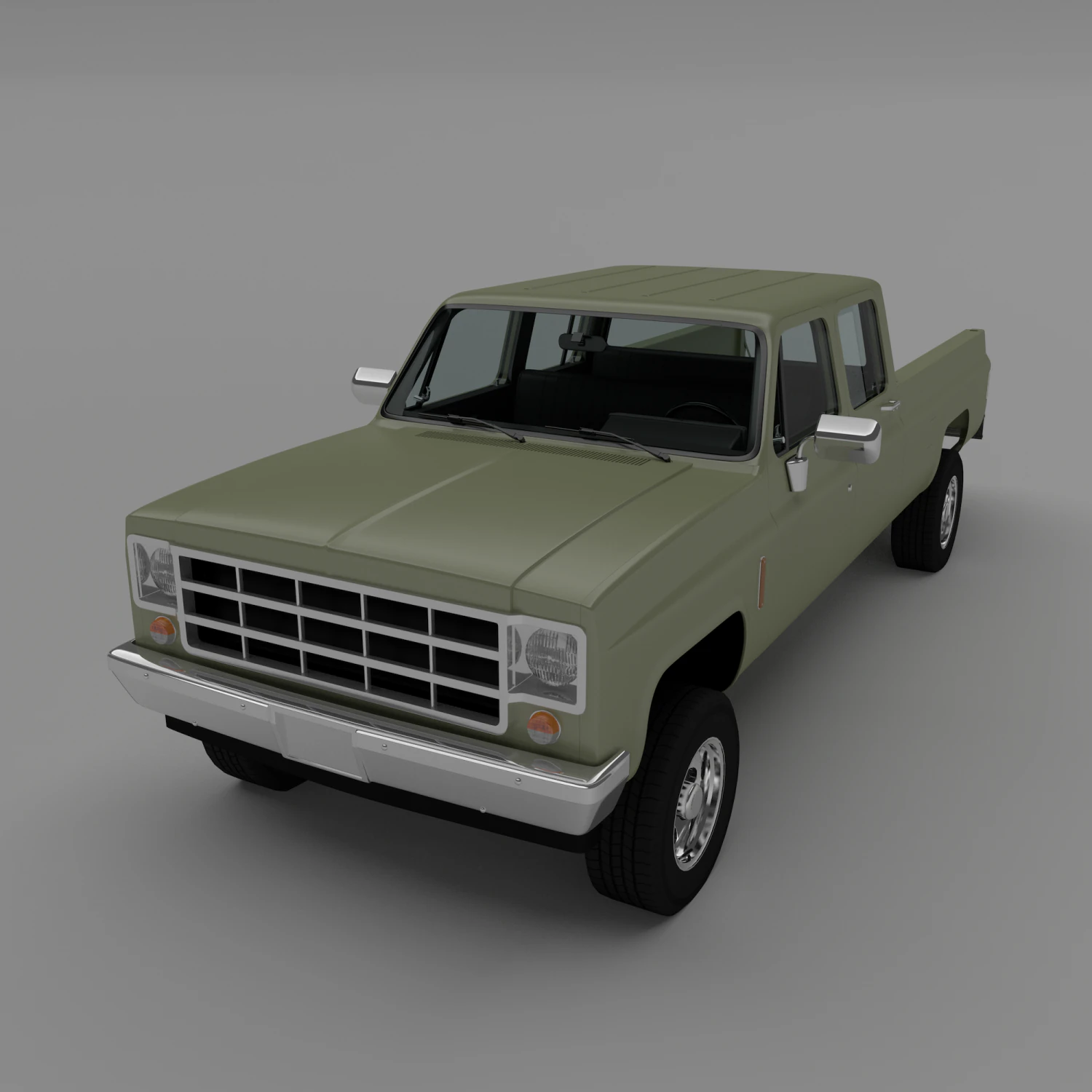 pick-up 6 3D Model .c4d .max .obj .3ds .fbx .stl .blend 