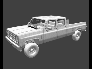 pick-up 6 Modèle 3D
