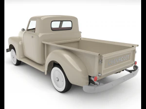 Chevy pick-up style 50s 3D Model