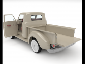 Chevy pick-up style 50s Modelo 3D