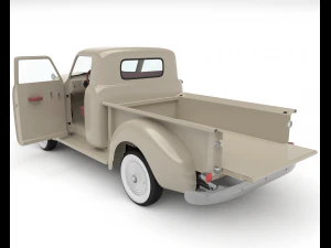 Chevy pick-up style 50s 3D Model