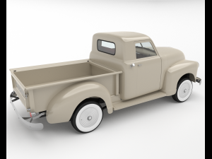 Chevy pick-up style 50s Modelo 3D