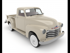 Chevy pick-up style 50s Modelo 3D