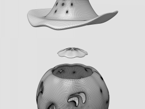 Halloween candle or candy vase 3D Модель
