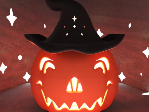 Vela de Halloween o jarr&oacute;n de dulces Modelo 3D