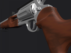 Carbine revolver 3D मॉडल