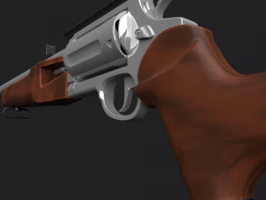 Carbine revolver 3D Model