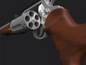 Carbine revolver 3D मॉडल