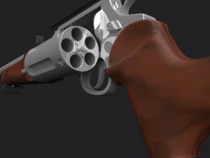Carbine revolver 3D Model
