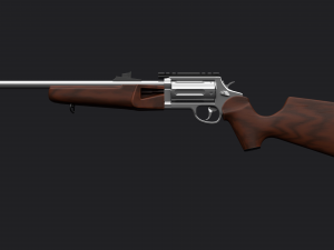 Carbine revolver 3D मॉडल