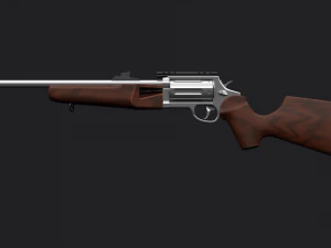 Carbine revolver 3D Model