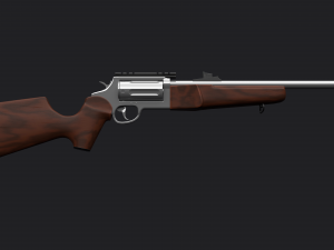 Carbine revolver 3D मॉडल