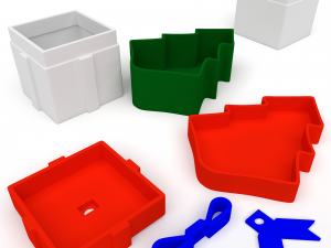 Christmas gift wrap 3D Принт Модель