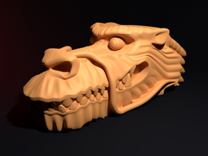 DRAGON HEAD 3D Принт Модель
