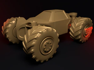 कार छोटी गाड़ी 3D प्रिंट मॉडल