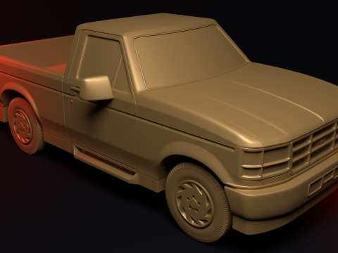 Car pack 3D-printmodel