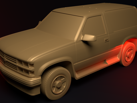 Car pack 3D-printmodel