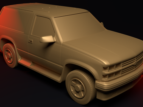 Car pack 3D-printmodel