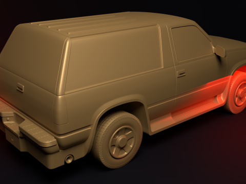 Car pack 3D-printmodel