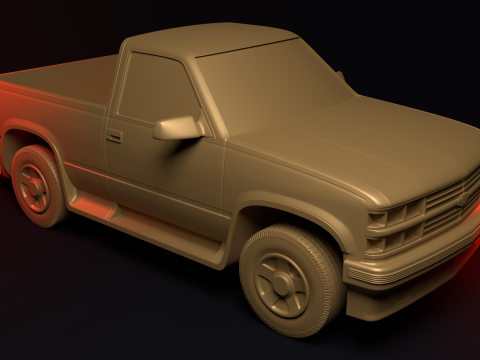 Car pack 3D-printmodel
