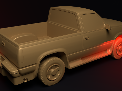 Car pack 3D-printmodel