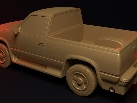 Car pack 3D-printmodel