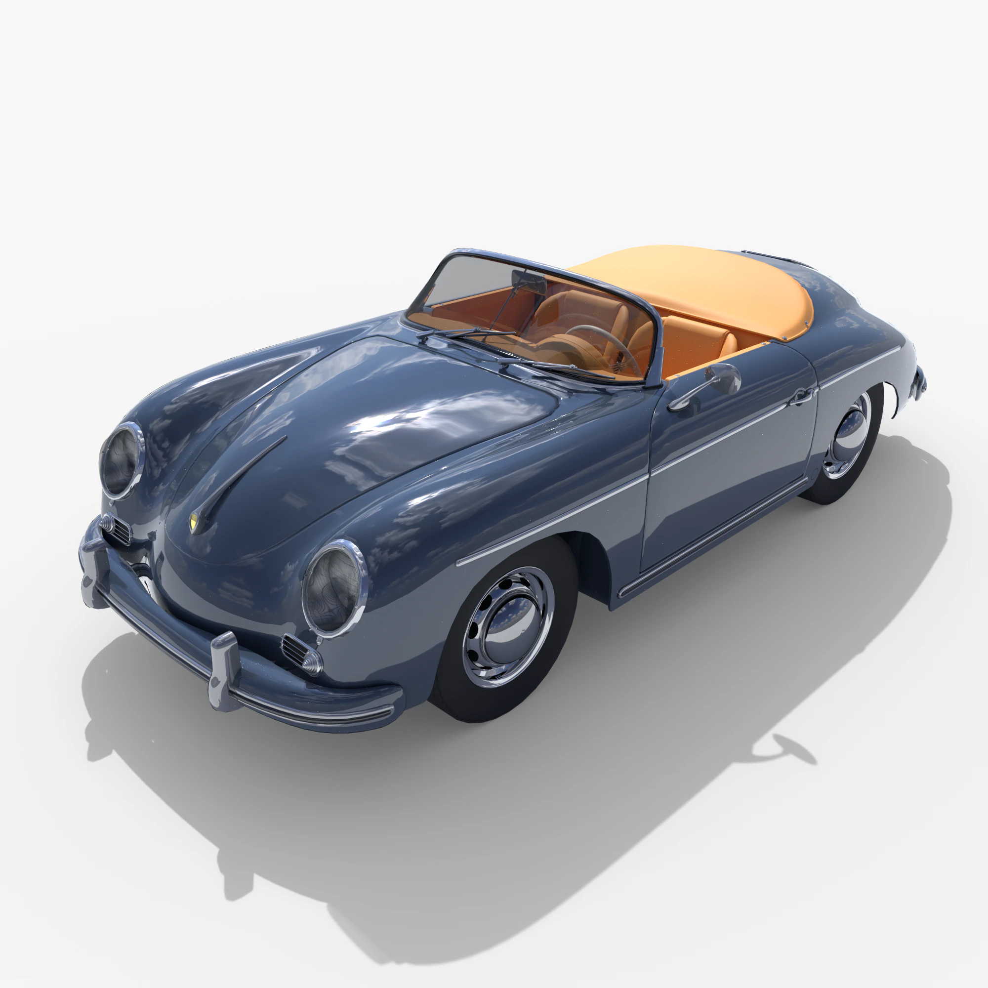 Car 1956 3D Model .c4d .max .obj .3ds .fbx .stl .blend 