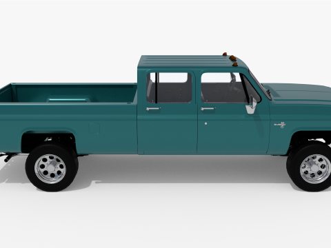 Chevrolet K30 Crew Cab 1989 3D-Modell