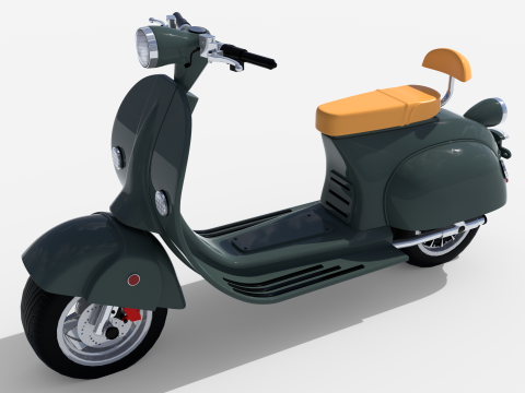 Electric scooter 3D-Modell
