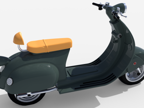 Electric scooter 3D-Modell