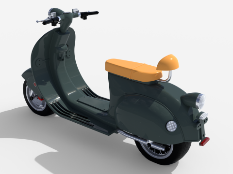 Electric scooter 3D-Modell