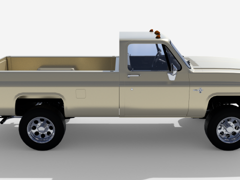 Chevrolet K30 1989 3D Model