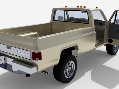 Chevrolet K30 1989 3D Model
