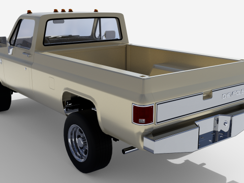 Chevrolet K30 1989 3D Model