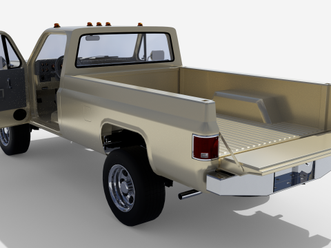 Chevrolet K30 1989 3D Model
