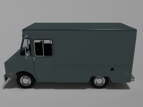 Step Van 3D Model