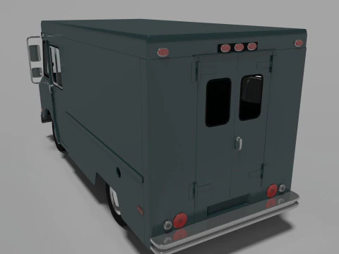 Step Van 3D Model