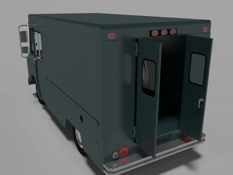 Step Van 3D Model